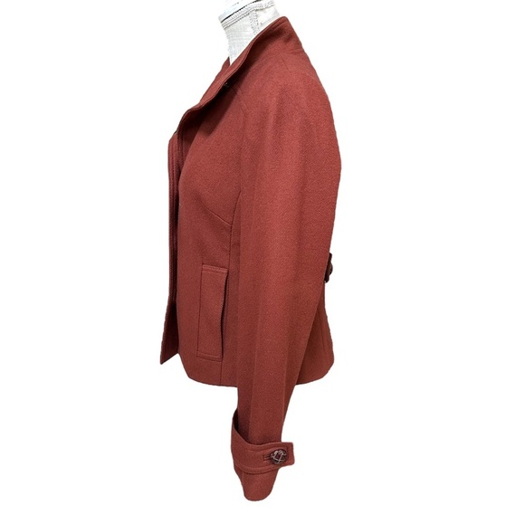 Banana Republic Womens Brown Wool Blend Winter Jacket Size S - Picture 4 of 12